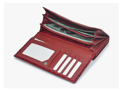 Foto 4 | Foto 4 | Cartera Xtellar De Mujer Patrón De Cocodrilo Rojo