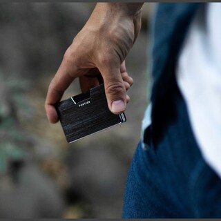 Foto 8 | Foto 8 | Tarjeteros Fortier Clásico Negro Color Negro Protección Rfid