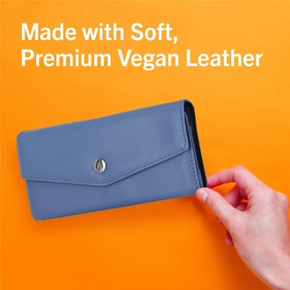 Foto 6 | Foto 6 | Monedero Nautica Money Manager Rfid Slim Para Mujer, Piel Vegana Roja - Venta Internacional.