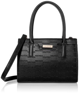 Foto 1 | Foto 1 | Bolso Nautica Sandy Jr. Bolso Top Handel De Cuero Vegano Negro - Venta Internacional.