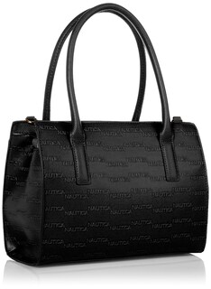 Foto 2 | Foto 2 | Bolso Nautica Sandy Jr. Bolso Top Handel De Cuero Vegano Negro - Venta Internacional.