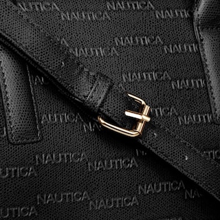 Foto 4 | Foto 4 | Bolso Nautica Sandy Jr. Bolso Top Handel De Cuero Vegano Negro - Venta Internacional.