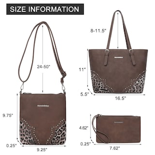 Foto 5 | Foto 5 | Bolso De Mano Montana West Mwc3-g058cf, Juego De 3 Piezas Con Estampado De Leopardo - Venta Internacional.