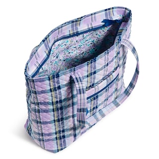 Foto 3 | Foto 3 | Bolso De Tela Vera Bradley De Algodón Vera Amethyst Plaid Para Mujer - Venta Internacional.