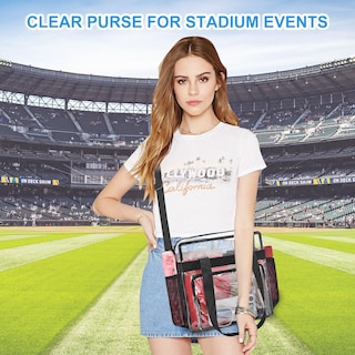 Foto 3 | Foto 3 | Bolsa Transparente Busuw Para Eventos En Estadios, 30 X 30 X 15 Cm (negra) - Venta Internacional.