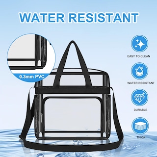 Foto 6 | Foto 6 | Bolsa Transparente Busuw Para Eventos En Estadios, 30 X 30 X 15 Cm (negra) - Venta Internacional.