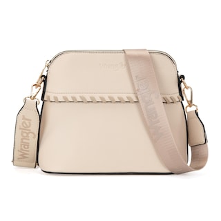 Foto 6 | Foto 6 | Bolso De Mano Wrangler Wg3-8321bg Para Mujer, Color Beige, Con Juego De 3 Piezas - Venta Internacional.
