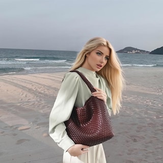 Foto 2 | Foto 2 | Bolso Geelyda 2025 Tejido Para Mujer Con Bolso De Mano Color Café - Venta Internacional.