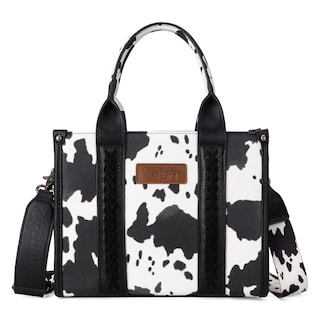 Foto 1 | Foto 1 | Bolso Wrangler Con Estampado De Vaca Para Mujer, Negro, Con Correa De Guitarra - Venta Internacional.