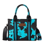 Bolso Wrangler Con Estampado De Vaca Para Mujer, Color Turquesa - Venta Internacional.