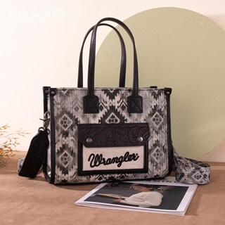 Foto 6 | Foto 6 | Bolso De Tela Montana West Wrangler Aztec Canvas Para Mujer - Venta Internacional.