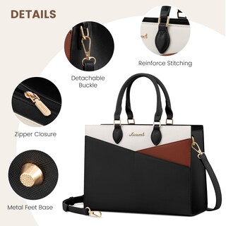 Foto 7 | Foto 7 | Bolso Tipo Cartera Lovevook, Bolso De Mano, Piel Negra - Venta Internacional.