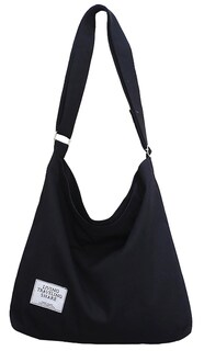 Foto 1 | Foto 1 | Bolso De Hombro Covelin Retro Canvas Para Mujer Negro - Venta Internacional.