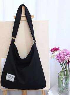 Foto 3 | Foto 3 | Bolso De Hombro Covelin Retro Canvas Para Mujer Negro - Venta Internacional.