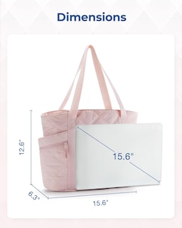 Foto 3 | Foto 3 | Bolsa De Mano Bagsmart Puffer Carry On Tote 24 L Para Mujer, Color Rosa - Venta Internacional.