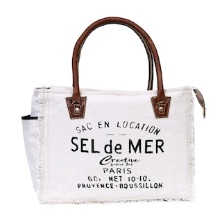 Foto 2 | Foto 2 | Bolso Hobo Creative Leather Art Sel De Mer, Lona Para Mujer - Venta Internacional.
