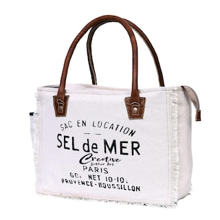 Foto 3 | Foto 3 | Bolso Hobo Creative Leather Art Sel De Mer, Lona Para Mujer - Venta Internacional.