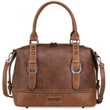 Bolso Montana West Wrangler Doctor Bag Crazy Horse Leather - Venta Internacional.