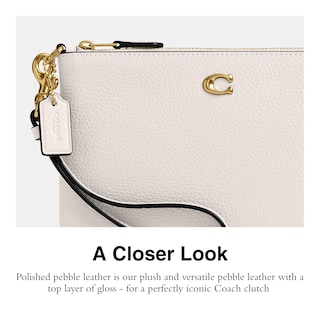Foto 4 | Foto 4 | Wristlet Coach Small B4/piel Granulada Pulida A La Tiza - Venta Internacional.