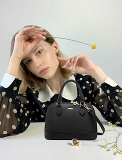 Foto 6 | Foto 6 | Bandolera Lovevook Para Mujer Pequeña De Piel Vegana Negra - Venta Internacional.