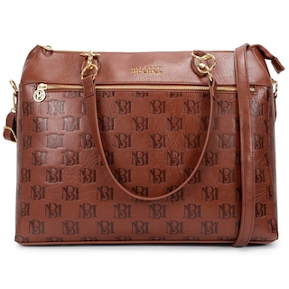 Foto 1 | Foto 1 | Bolso Badgley Mischka Madalyn De Piel Vegana Para Viaje, Color Canela - Venta Internacional.