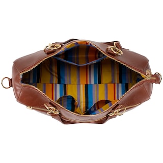 Foto 3 | Foto 3 | Bolso Badgley Mischka Madalyn De Piel Vegana Para Viaje, Color Canela - Venta Internacional.