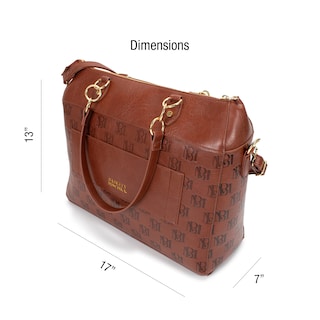 Foto 4 | Foto 4 | Bolso Badgley Mischka Madalyn De Piel Vegana Para Viaje, Color Canela - Venta Internacional.