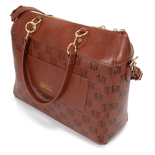 Foto 6 | Foto 6 | Bolso Badgley Mischka Madalyn De Piel Vegana Para Viaje, Color Canela - Venta Internacional.