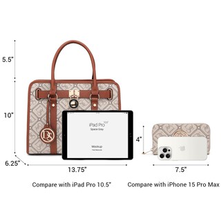 Foto 6 | Foto 6 | Bolso De Mano Dasein De Piel Vegana Bicolor Para Mujer - Venta Internacional.