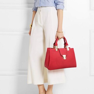 Foto 2 | Foto 2 | Bolso Dasein, Cartera Con Asa En La Parte Superior, Bolso De Mano, Piel Vegana Roja - Venta Internacional.
