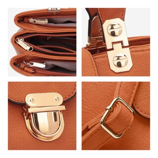 Foto 6 | Foto 6 | Bolso Dasein De Piel Vegana Con Asa En La Parte Superior - Venta Internacional.
