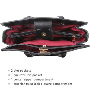 Foto 5 | Foto 5 | Bolso De Trabajo Dasein Para Mujer Con Conjunto De Bolso De Mano - Venta Internacional.