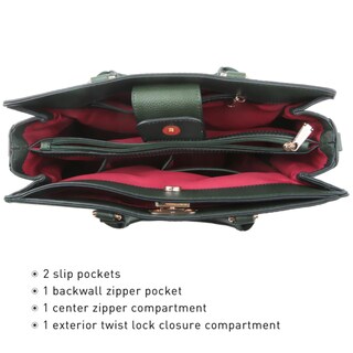 Foto 5 | Foto 5 | Bolso De Trabajo Dasein Para Mujer Con Conjunto De Bolso De Mano - Venta Internacional.