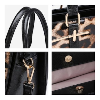 Foto 4 | Foto 4 | Bolso De Mano Dasein Fashion De Piel Sintética Para Mujer, Juego De 2 Piezas Con Cartera - Venta Internacional.