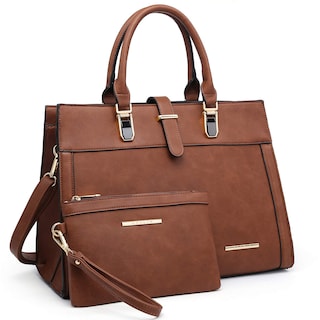 Foto 1 | Foto 1 | Bolso Dasein Con Solapa Y Cinturón De Hombro, Color Marrón - Venta Internacional.