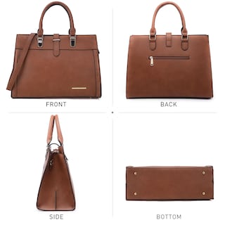 Foto 3 | Foto 3 | Bolso Dasein Con Solapa Y Cinturón De Hombro, Color Marrón - Venta Internacional.