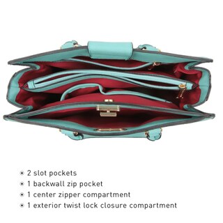 Foto 5 | Foto 5 | Bolso De Trabajo Dasein Para Mujer Con Conjunto De Bolso De Mano - Venta Internacional.