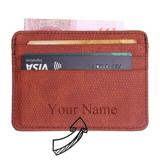 Foto 4 | Foto 4 | Funda Tipo Cartera Con Tarjetero Huoguo Miniviaje Diseño De Lagartijas - Venta Internacional.