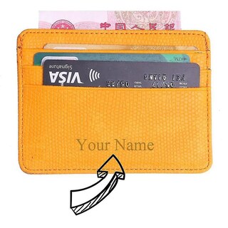 Foto 1 | Foto 1 | Funda Tipo Cartera Con Tarjetero Huoguo  Miniviaje  Diseño De Lagartijas - Venta Internacional.
