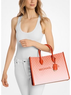 Foto 3 | Foto 3 | Bolso Michael Kors Ombre Logo Mirella De Lona Revestida - Venta Internacional.