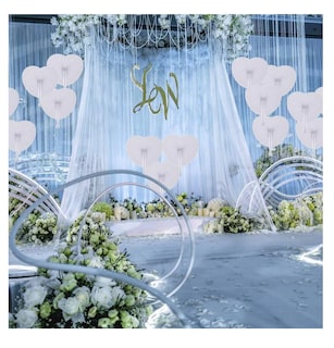 Foto 4 | Foto 4 | Abanico De Adorno Recuerdos Boda 24 Piezas Blanco