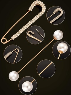 Foto 5 | Foto 5 | Broche De Perlas Retro Chuangdi Con Clip Para Chales, Para Mujer - Venta Internacional.