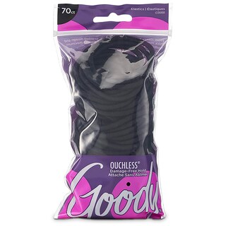 Foto 1 | Foto 1 | Cintas Elásticas Para El Cabello Goody Ouchless Para Mujer, 70 Unidades, Negras - Venta Internacional.