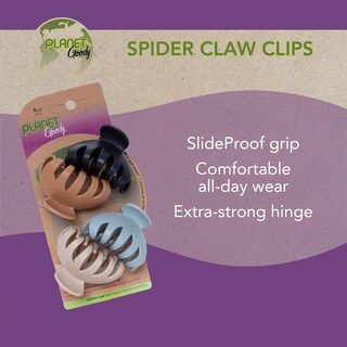 Foto 2 | Foto 2 | Pinza Para El Pelo Goody Planet Spider Claw, 4 Unidades, Colores Surtidos - Venta Internacional.