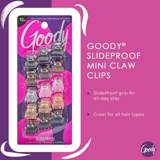 Foto 2 | Foto 2 | Pinzas Para Uñas Goody Classics, Tamaño Mini, Varios Colores, 15 Unidades - Venta Internacional.