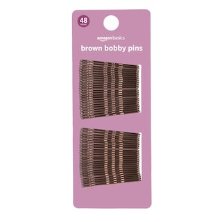 Foto 1 | Foto 1 | Bobby Pins Amazon Basics, Marrón, 48 Unidades - Venta Internacional.
