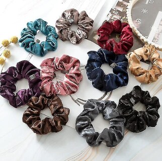 Foto 3 | Foto 3 | Horquillas Para El Pelo Con 3 Cintas Para El Pelo Terciopelo Morado - Venta Internacional.