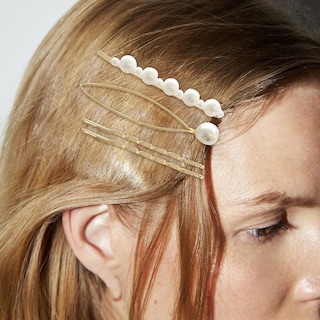 Foto 2 | Foto 2 | Set De Pinzas Para El Pelo Huoguo Estilo Coreano Para Mujer Con Aleación Y Perla - Venta Internacional.