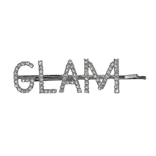 Foto 1 | Foto 1 | Pinzas Para El Pelo En Forma De Horquilla Con Texto Glamuroso Para Mujeres Y Niñas - Venta Internacional.