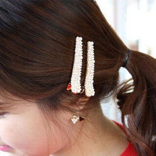 Foto 1 | Foto 1 | Pinzas Para El Cabello Huoguo 4 Tono Dorado Con Diamantes De Imitación Y Perlas De Cristal - Venta Internacional.